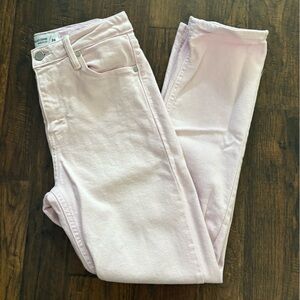 Just Black Women's Soft Pink Straight Leg Jeans